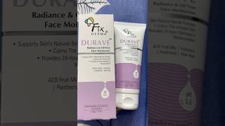 FIXDERMA Radiance amp Oil Free Face Moisturiser Review With PH 55 youtubeshorts shorts fixderma [upl. by Anawed]