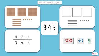 Zahldarstellungen  Zahlenraum bis 1000  Klasse 3 [upl. by Ailelc210]