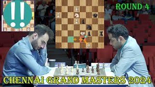 ROOK BRILLIANT Amin Tabatabaei vs Arjun Erigaisi  Chennai Grand Masters 2024  R4 [upl. by Nichole]