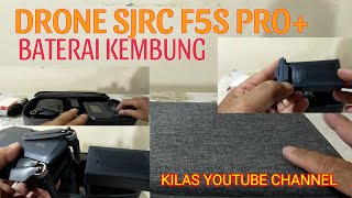 Drone SJRC F5s Pro plusBatre Drone kembung dronesjrc [upl. by Geffner165]