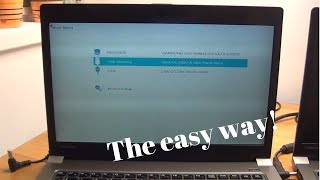 How to enter the Boot Menu on a Toshiba Portege laptop  The easy way [upl. by Amaral]