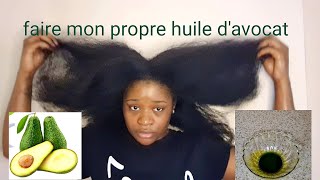 HUILE DquotAVOCAT POUR FAIRE POUSSER LES CHEVEUX PLUS VITE [upl. by Adnarb923]