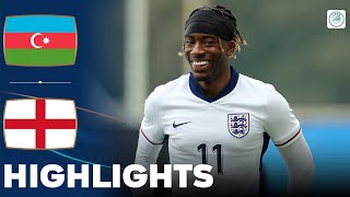 England vs Azerbaijan  Highlights  U21 Euro Qualification 22032024 [upl. by Beuthel770]