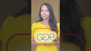 GDP Explained In 45 Secs 🌍📈 economics tuition commerce gdp [upl. by Anerb]