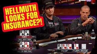 Phil Hellmuth Gets Himself in Trouble vs Phil Ivey [upl. by Ahsratan]