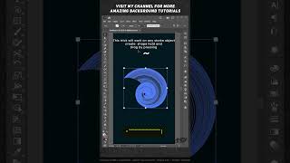 Create Spiral Design in Adobe Illustrator CC 2024 illustratortips illustratortutorial shorts [upl. by Naejarual411]