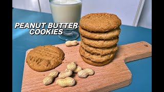 DELICIOUS Peanut Butter Cookies  EASY Cookie recipe [upl. by Lindie930]