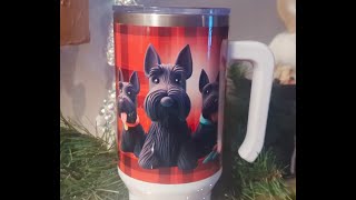 Scottish Terrier 40 oz Sublimation cup test [upl. by Erusaert538]