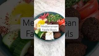 Mediterranean Falafel Bowls  Falafel Recipe [upl. by Eelanaj]