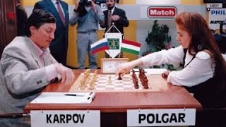 Anatoly Karpov vs Judit Polgar  Benidorm Spain  2002 [upl. by Malliw]