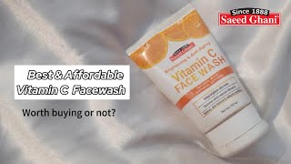 Honest Review on Saeed Ghani Vitamin C Facewash  worth it or not [upl. by Nalepka]