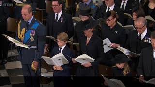 The Lords my shepherd Ill not want Hymn  Westminster Abbey Funeral of HM Queen Elizabeth II [upl. by Haidadej]