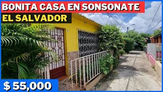 SE VENDE BONITA CASA EN SONSONATE EL SALVADOR [upl. by Kaliope]