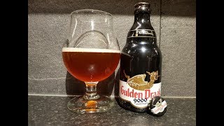 Gulden Draak 9000 Quadruple By Brouwerij Van Steenberge  Belgian Craft Beer Review [upl. by Wallack966]