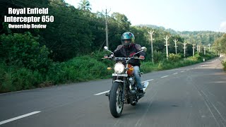 Royal Enfield Interceptor 650 Ownership Review  Malayalam [upl. by Giffy]