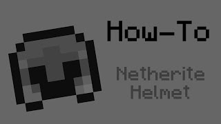 How To Get A Netherite Helmet  Evb0 [upl. by Dowzall211]