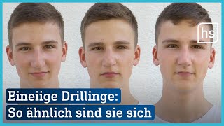 Seltener als ein Lottogewinn Eineiige Drillinge  hessenschau [upl. by Aiuqat]