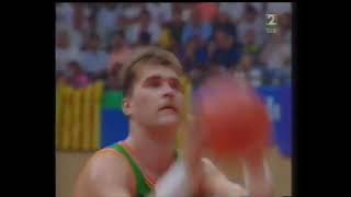 David Robinson vs Arvydas Sabonis ROUND 3 [upl. by Illil85]