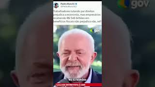 Lula falando sobre incentivos fiscais as empresários [upl. by Niro774]