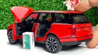 Range Rover 118 scale Luxury SUV 4x4 Unboxing Most realistic Diecast [upl. by Naynek]