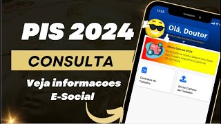 PisPasep 2024 Consulta INFORMAÇÕES ESocial  Quem tem direito ao pis 2024  Calendário PIS 2024 [upl. by Karas]