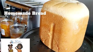 Homemade Bread using Morphy Richards Breadmaker 48323 Recipe for egg enriched white bread [upl. by Suoivatco]