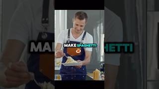 From chef to banned My infamous dessert spaghetti debut😂KitchenDisaster CookingFail relatable [upl. by Wiltz]