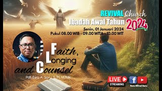 Pdt Esra Soru  FAITH LONGING AND COUNSEL Khotbah Tahun Baru [upl. by Yde951]