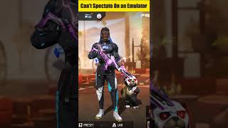 How to Fix 🤐 Cannot Spectate On an Emulator PC Free Fire 😕 [upl. by Westley]