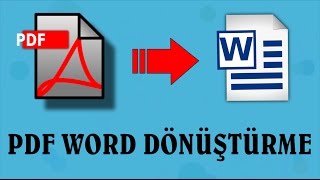 PDF Dosyasını Worde Çevirme Nasıl Yapılır   PDF Converter [upl. by Angelis]