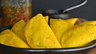 COLOMBIAN EMPANADAS VALLUNAS  How To Make Colombian Empanadas  SyS [upl. by Marve]