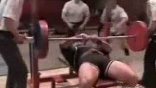 Guy Drops Benchpress Bar on Chest [upl. by Adnilim]