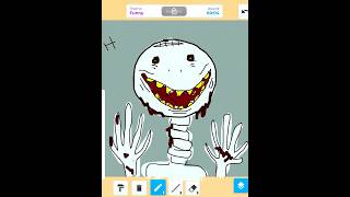 Speed draw but horror 😨 roblox art drawing scary speeddraw shorts [upl. by Faden]