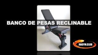 Banco para PESAS 💪🏋️‍♂️ reclinable [upl. by Eirdua]