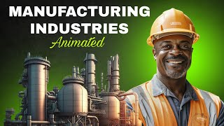 Manufacturing Industries  Class 10 geography animation video  Sunlike study [upl. by Ellehsim701]