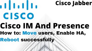 How to balance users  HAHigh availability  Cisco IM Presence HA [upl. by Leitao]