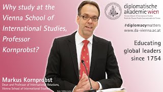 Why study at the DA Professor Kornprobst [upl. by Gabler]