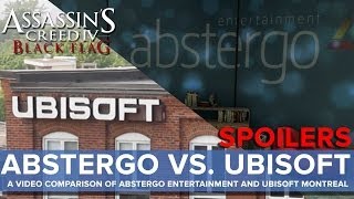 Abstergo vs Ubisoft  A Video Comparison Of Abstergo Entertainment and Ubisoft Montreal  Eurogamer [upl. by Kos]