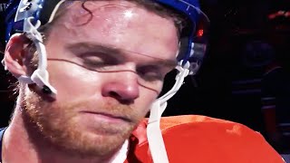 Connor McDavid gets emotional thanking Oilers Fans for 1000 Career Points  Oilers vs Predators 2024 [upl. by Moshell81]