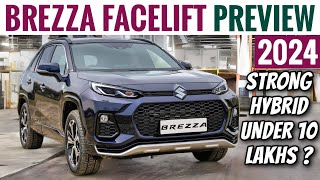 Maruti Brezza Facelift 2024 Review  New Legend  New Brezza Facelift 2025  New Brezza 2024 Model [upl. by Naujak]