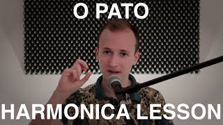 O Pato The Duck  Diatonic Harmonica Lesson [upl. by Eilyw]