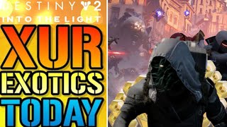 Destiny 2 XUR EXOTICS amp Location TODAY Where Is XUR May 31st 2024 Into The Light [upl. by Adnirual]