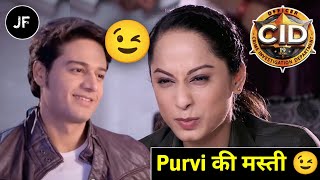 Cid purvi ki masti 😜😁  Cid new episode  Cid 2023 [upl. by Ahsiek380]