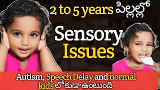 Sensory Processing Disorder telugu  Sensory issues in children  Sensory issues in toddlers [upl. by Dionysus937]