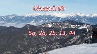 Narty Jasna Chopok cz 5 łatwe niebieskie trasy dla początkujących 5a 2a 2b 13 Niskie Tatry TMR [upl. by Anielram]