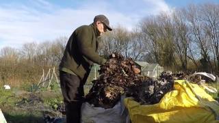 Gopro Gardening  Composting on the allotment [upl. by Leary]