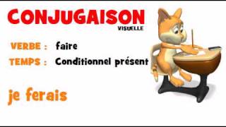 Conjugaison  faire  Conditionnel présent [upl. by Kerman]