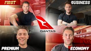 Flying QANTAS in all four classes to Australia and back Including FIRST CLASS [upl. by Orella946]