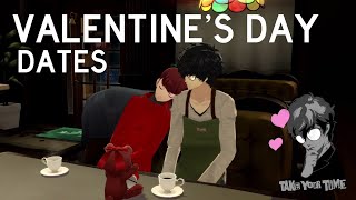 Persona 5 Royal  All Valentines Day Dates ENGLISH [upl. by Mensch]