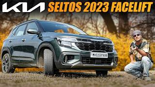 2023 Kia Seltos Facelift First Look amp Drive Review ⚡ Best Family Car Of 2023 [upl. by Oninotna]